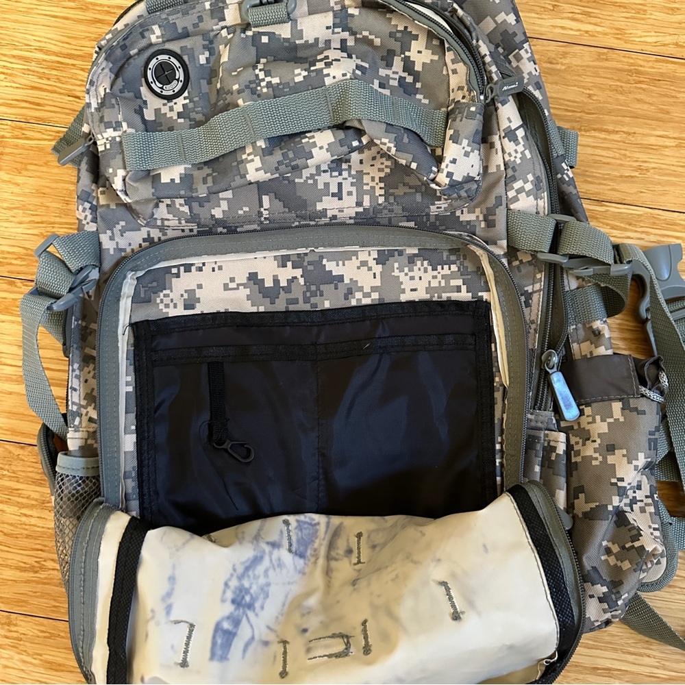 Tactical Digital Camouflaged Pattern Backpack Nex… - image 4